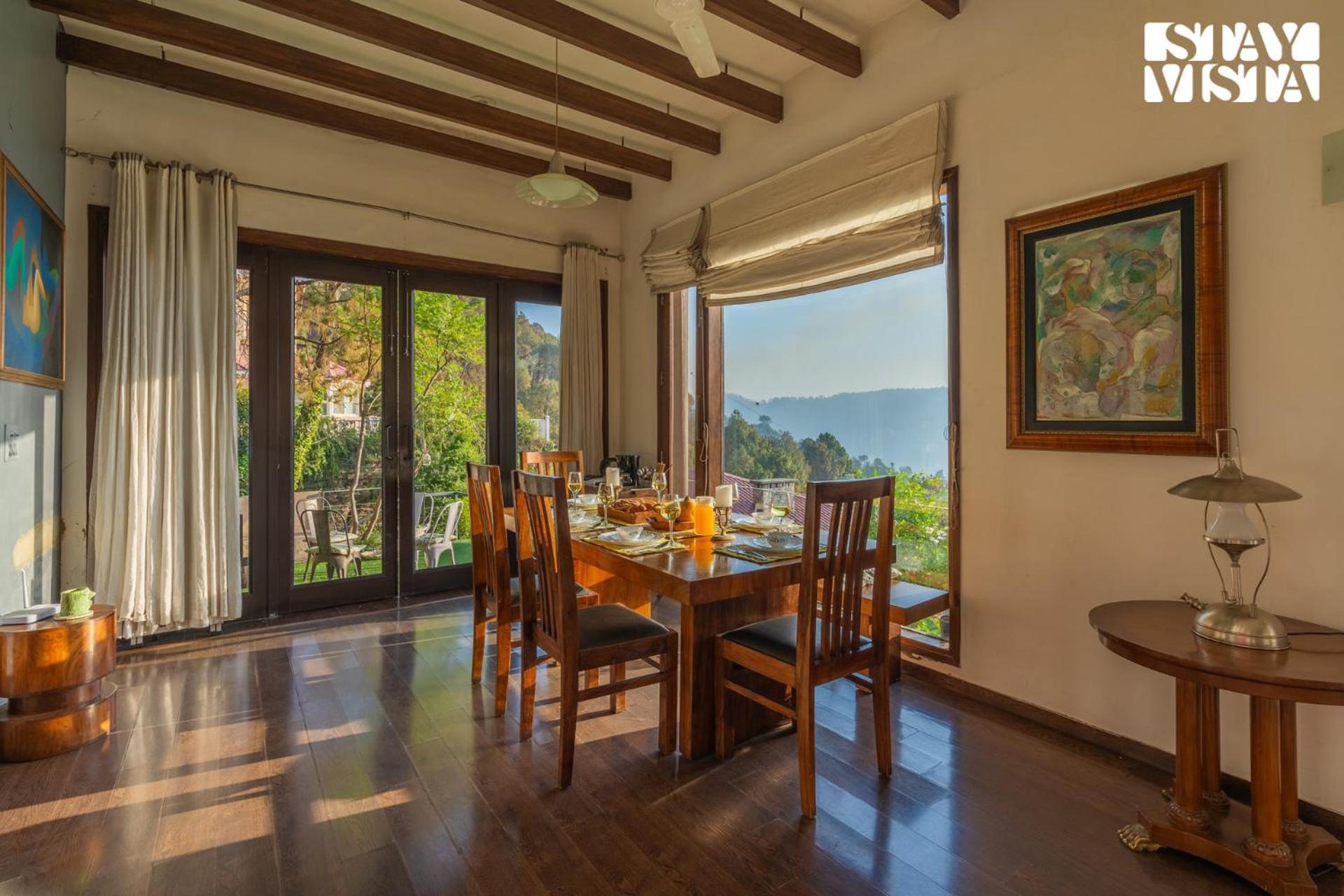 Stayvista At Hillcrest Villa With Valley View, Bonfire And Heater Касаули Экстерьер фото